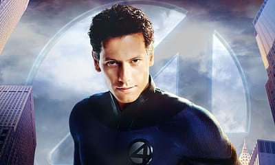 Ioan Gruffudd ako Reed Richards, známy aj ako Mister Fantastic, vo filme „Fantastic Four.“